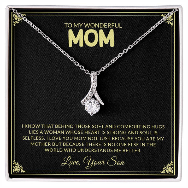 To My Wonderful Mom | I Love You - Alluring Beauty necklace – All